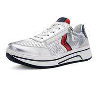 ARA Sneaker da donna Sapporo argento, fiamma, bianco, notte, pebble, Argento Fiamma Bianco Night Pebble, 37 EU Weit