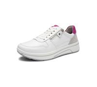 ARA Sneaker Sapporo da Donna, Bianco Rosa Pebble, 38 EU Weit