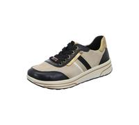 ARA Sneaker Sapporo Donna, Whisky Sabbia Nera, 3 UK Wide