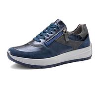 ARA Sneakers da donna New York, zaffiro, blu, grafite, 37,5 EU, Zaffiro Blu Grafite, 37.5 EU Weit