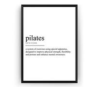 Ara Step Words Definition Art Poster Prints 13 (Stampa Definizione Pilates, 297 x 420 mm)