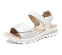 ARA Sandalo 'Tampa' argento / offwhite, Taglia 39