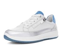 ARA Women's Osaka Sneaker, Silver Nebbia Azzuro, 37 EU Weit