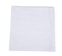 Arab Muslim Sciarpa Wrap/Aqel corda Keffiyeh Kafiya Wrap copricapo per Arabia Saudita, Dubai UAE (quadrato bianco)