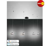 Arabella lampada smartluce decentrabile LED 32w dimmerabile 4 diffusori fume [EEK: A]