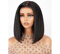 Arabella Parrucca per capelli 5x6 Bob Capelli umani Pronto per andare Parrucche senza colla Capelli umani 12A Parrucca Bob dritta senza colla Pre Cut Lace Pre pizzicato sbiancato Piccoli nodi 12