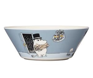Arabia Moomin 1066912 Ciotola, Piatto, 15 cm, Classico, Moomin Papa, Grigio, Stoviglie