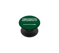 Arabia Saudita Bandiera Circle PopSockets PopGrip Adesivo