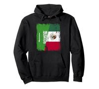 Arabia Saudita Messico Mezza Bandiera Arabia Saudita Patrimonio Messicano Felpa con Cappuccio