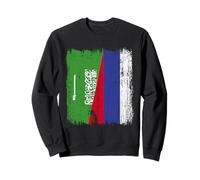 Arabia Saudita Russia Mezza Bandiera Arabia Saudita Maglia Russa Felpa