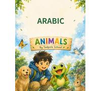 Arabic Animals Activity Book: Coloring, Tracing, Word Search, Mazes and Puzzles - First Arabic Words for Kids Ages 3-7