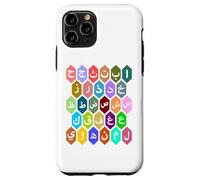 Arabo Alfabeti Lettere Personaggi Lingua Imparare Arabo Custodia per iPhone 11 Pro