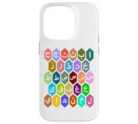 Arabo Alfabeti Lettere Personaggi Lingua Imparare Arabo Custodia per iPhone 14 Pro