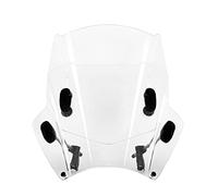 Arabrezza E Deflettori Per Moto Parabrezza Universale Per Moto Coperture Schermo Lente Fumé Deflettore Per(Transparent)