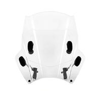 Arabrezza E Deflettori Per Moto Parabrezza Universale Per Moto Parabrezza Coperture Schermo Lente Fumé Flettore(Transparent)