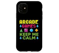 Aracde Games Keep Me Calm Videogioco Gaming Gamer Custodia per iPhone 11