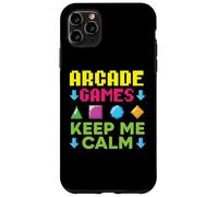 Aracde Games Keep Me Calm Videogioco Gaming Gamer Custodia per iPhone 11 Pro Max