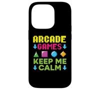 Aracde Games Keep Me Calm Videogioco Gaming Gamer Custodia per iPhone 14 Pro