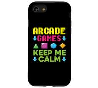 Aracde Games Keep Me Calm Videogioco Gaming Gamer Custodia per iPhone SE (2020) / 7/8