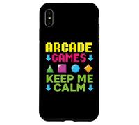 Aracde Games Keep Me Calm Videogioco Gaming Gamer Custodia per iPhone XS Max