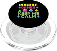 Aracde Games Keep Me Calm Videogioco Gaming Gamer PopSockets PopGrip per MagSafe