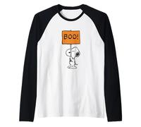 Arachidi Halloween Snoopy Boo! Maglia con Maniche Raglan