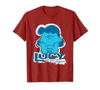 Arachidi Lucy Van Pelt Che Dice Che Sono Crabby Maglietta, Uomo, Mirtillo Rosso, L