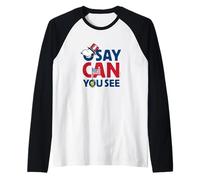 Arachidi - O Say Can You Se Maglia con Maniche Raglan