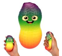 Arachidi Squishy, Giocattolo Realistico Spremere (Sorriso Arcobaleno)