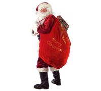 Arad Grande velluto ricamato a Babbo Natale Merry Christmas