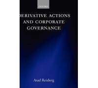 Arad Reisberg Derivative Actions and Corporate Governance (Copertina rigida)