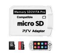 Aradoea SD2Vita 6.0 Scheda di Memoria Adattatore per PSV1000/2000 Scheda di Memoria Copertura Completa Versione Ultima Versione SD2Vita 6.0 SD Convertitore per PSTV FW 3.65 HENkaku Enso System