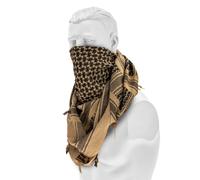 Mil-Tec Sciarpa Shemagh da uomo Beige/Nero