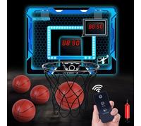 Aragallant Canestro Basket Da Camera, Mini Canestro Basket Kit per Bambini - Con Tabellone Elettronico e 4 Pallone, Tabellone Basket per Interno Esterno, Mini Hoop Regalo per Ragazzi Ragazze