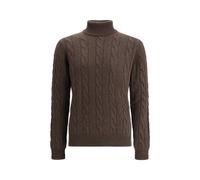 Aragona Cashmere Brown Cashmere Turtleneck - IT46 | S