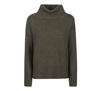Aragona - Maglione a Collo Alto a Maniche Lunghe - - Knitwear - Donna - Verde - S