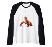 Aragosta Crostacei Granchio Grande Lobster Aragosta Dolce Maglia con Maniche Raglan