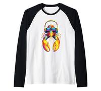 Aragosta Crostacei Granchio Grande Lobster Aragosta Dolce Maglia con Maniche Raglan
