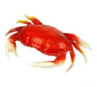 Aragosta in plastica, simulazione granchio, oggetti di scena di vita marina per eventi a tema, fotografia, decorazione per la casa, teatro, produzioni rosso (D)