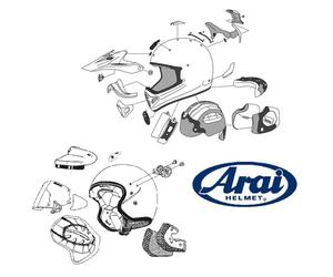 Arai Aération Supérieure Du Casque Mx-v