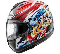 Casco RX-7 V EVO NAGASHIMA Rosso Blu Arancione ARAI - UE: S