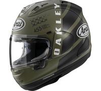 Arai RX-7V Evo Maverick Oakley, casco integrale S male Opaco Verde Scuro/Nero