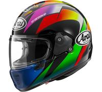 Arai Concept-XE Sakata Casco, nero-rosso-verde-giallo, taglia L per maschi