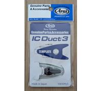 ARAI IC duct 3 Clear 104920 per GP-6, SK-6, CK-6S, Quantum-J, HYPER-T PRO