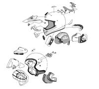 Arai Kit De Ventilation Pour Casque Tour-x4