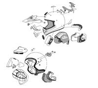 Arai Kit De Ventilation Pour Casque Tour-x4