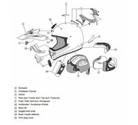 Arai Presa D´aria Per Il Mento Del Casco Mx-v