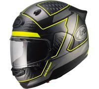 Arai Quantic Giu, casco integrale M female Nero/Grigio/Giallo Fluo