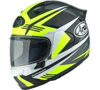 Arai Quantic Mark Casco, nero-bianco-giallo, taglia S per maschi