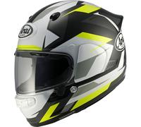 Arai Quantic Supra, casco integrale M female Bianco/Nero/Grigio/Giallo Fluo